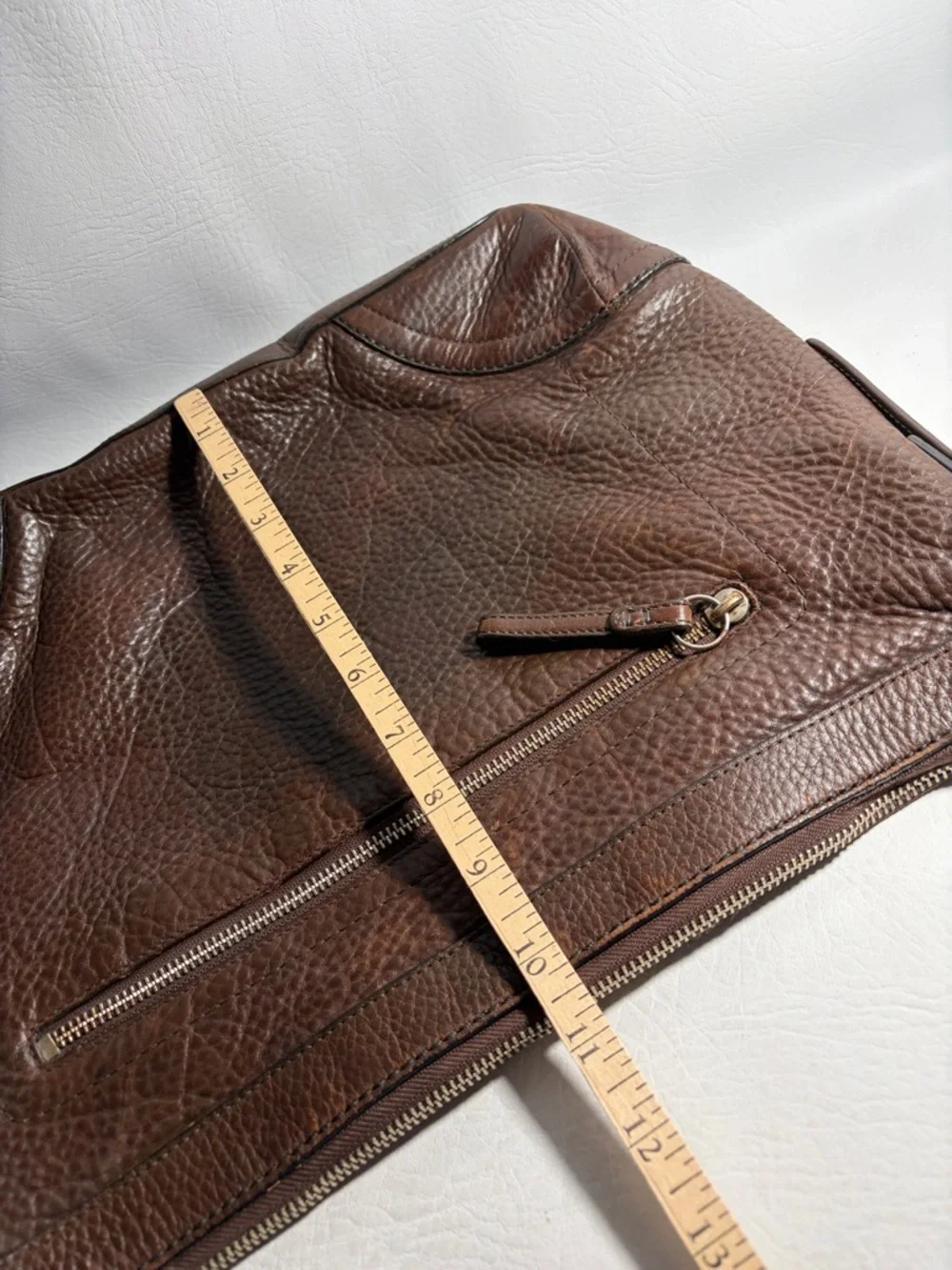 Coach Felicia F12323 Pebbled Brown Leather Bag 2008 - Picture 9 of 12